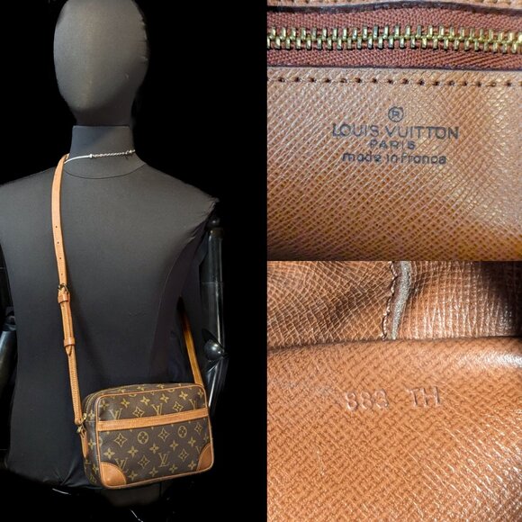 LOUIS VUITTON Trocadero 24 Monogram Canvas Crossbody Shoulder Bag Vintage - Picture 3 of 16
